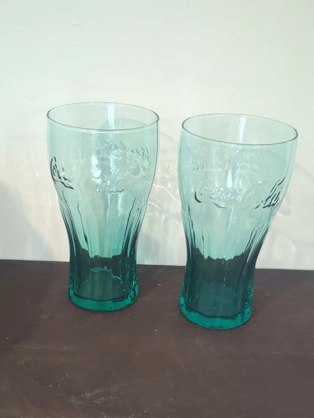 Vintage McDonalds Coca Cola Glasses 2011 Libby Tumblers Highball 16 oz set of 2
